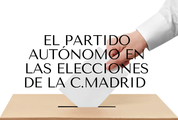 Partido Autónomos se presenta a las elecciones de Madrid